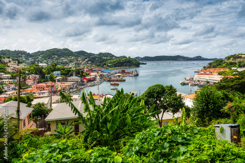 St George, the capital of the Caribbean island Grenada © Alan Smithers