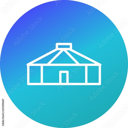 Yurt Vector Icon