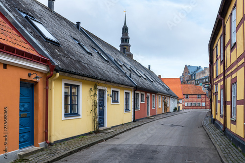 Street scene from the Swedish town of Ystad.
