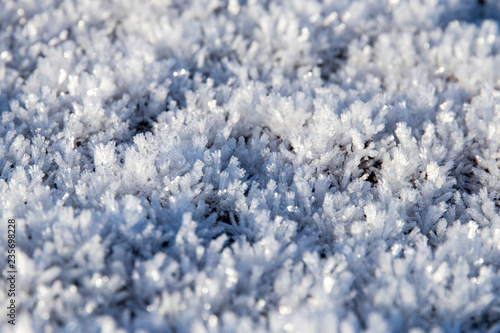 Close-up of ice crystals © Sami Pietikäinen
