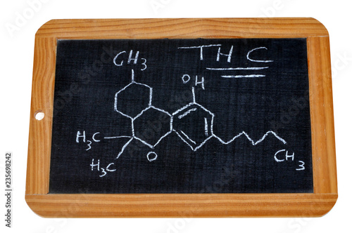 Formule chimique du tétrahydrocannabinol