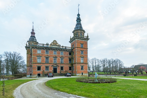 Marsvinsholms Slott, a water castle in Skane County, Sweeden.