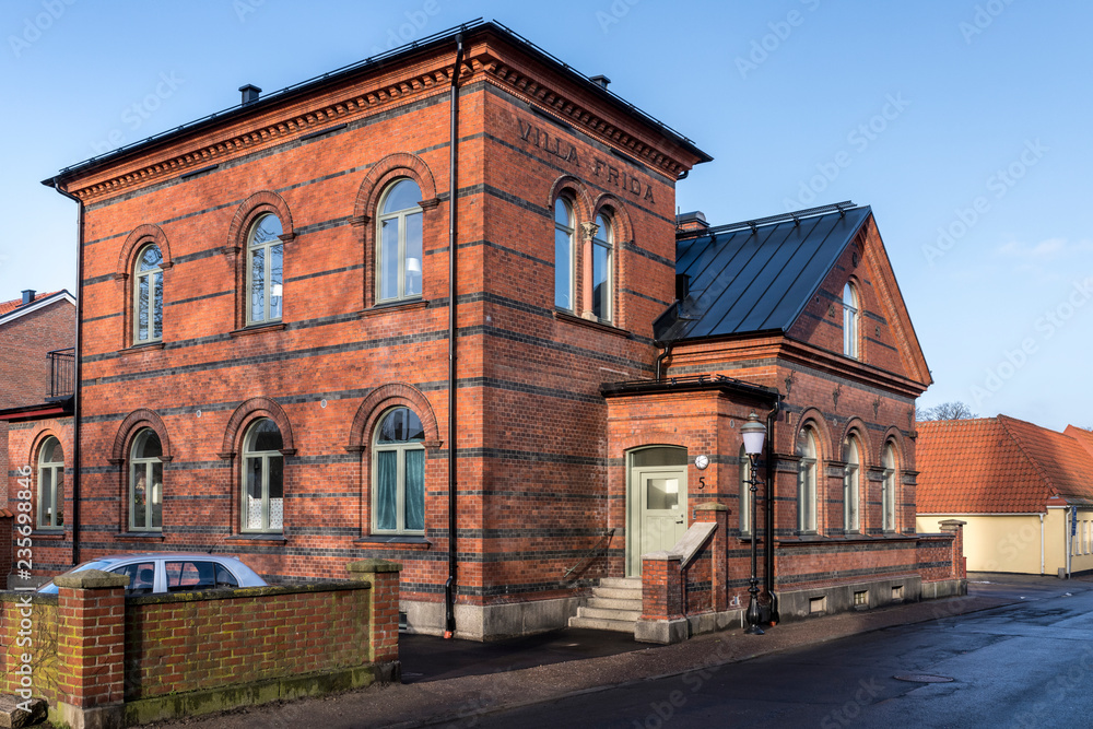 Old architecture in Ystad in Sweden Old architecture in Ystad in Sweden