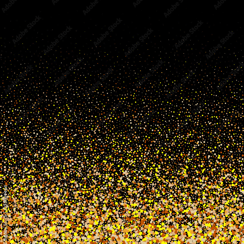 golden glitter starlight background template Vector eps10