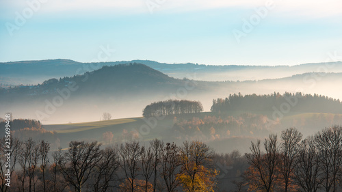 Schilderij op canvas Herbstiche Rhön