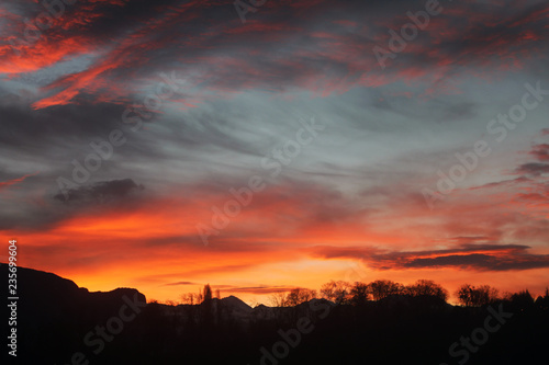 Lever de soleil Chambery