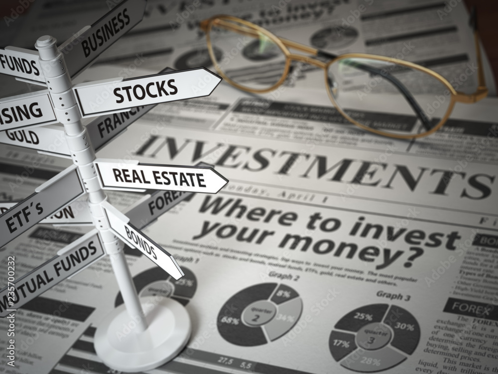 Ταπετσαρία Investmments and asset allocation concept
