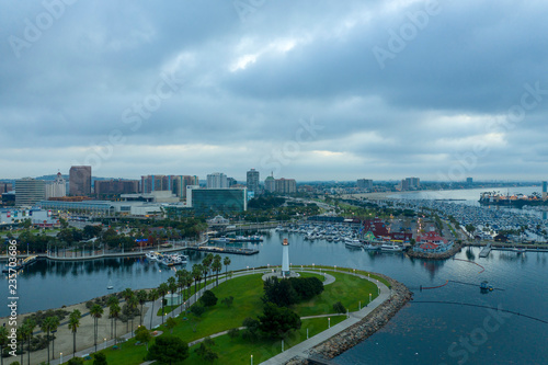 aerial view of the city