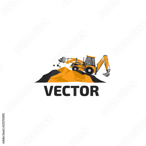 Vector Backhoe tractor.