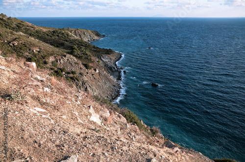 A seascape in the west coast of Elba Island photo