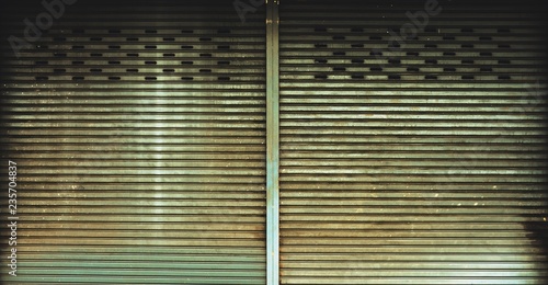 old and dirty metal door in grunge style - Background