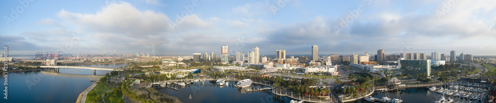 panorama of the city of Long Beach