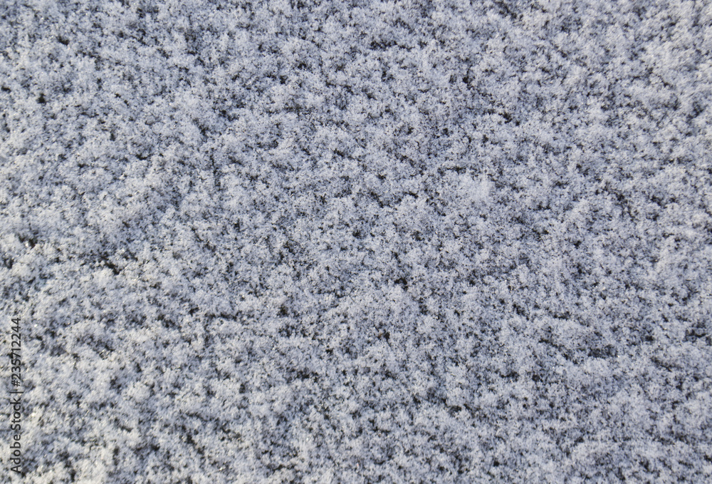The texture of the snow surface The texture of the snow surface