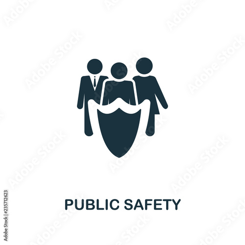 Public Safety icon. Premium style design from urbanism icon collection. UI and UX. Pixel perfect Public Safety icon for web design, apps, software, print usage.