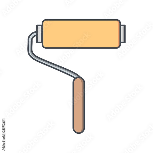 Paint roller Vector Icon