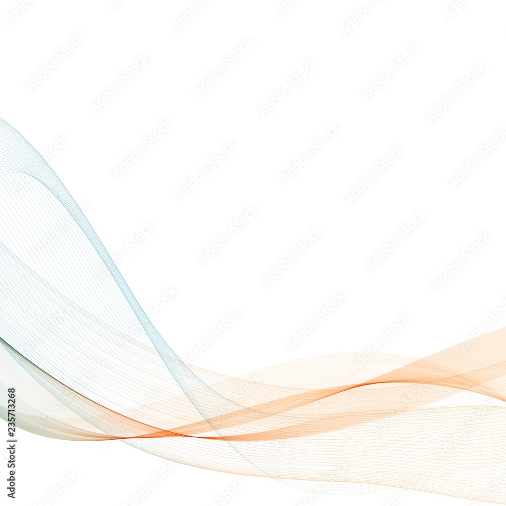 Abstract wave vector background, rainbow waved lines for brochure, website, flyer design. Spectrum wave. Rainbow color. Smoky color lines. eps10