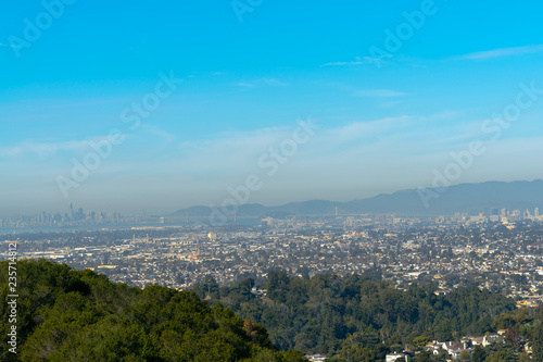 panoramic view of the Oakland and San Francisco © tagsmylife