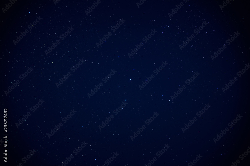 Milky Way stars photographed with astronomical telescope. My astronomy work.