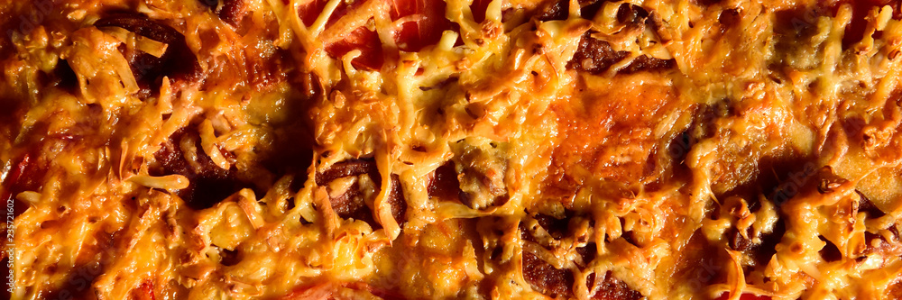 Pizza background - macro shot delicious italian pizza Pizza background - macro shot delicious italian pizza