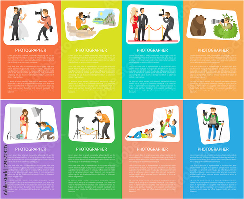 Photographers Profession in All Genres Banners