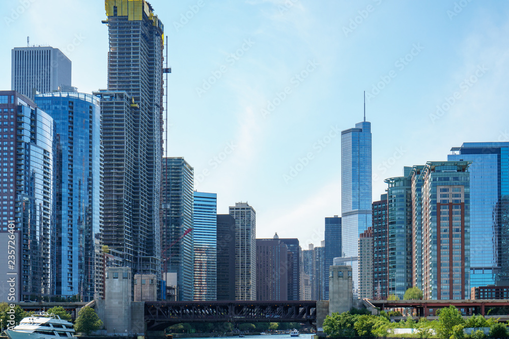 Obraz premium canal view in Chicago