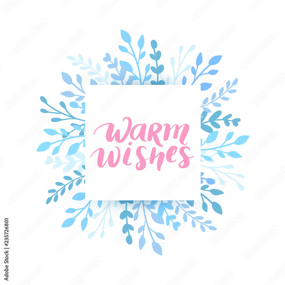 Merry Christmas and Happy New Year vector card. Holidays frame with leaves and branches. Merry Christmas and Happy New Year vector card. Holidays frame with leaves and branches.