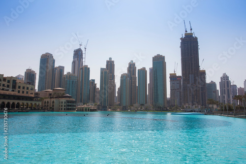 cityscape of Dubai city, United Arab Emirates