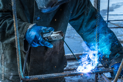Welding work. Welder. Weldi...
