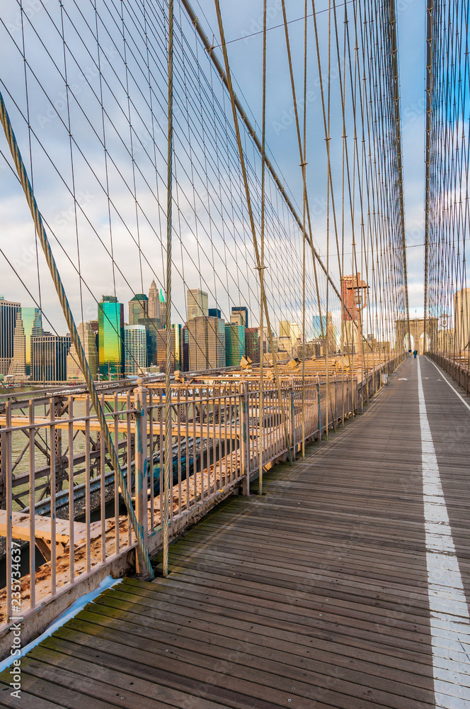 Obraz premium Brooklyn Bridge in New York, United States.