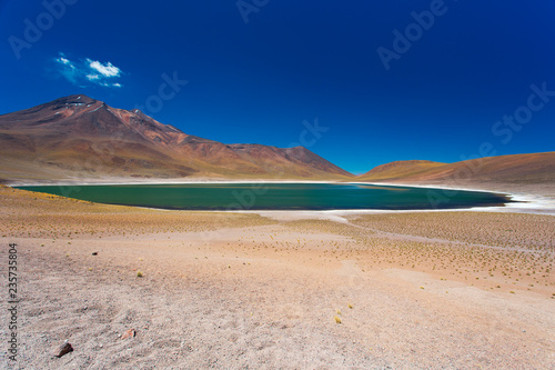 Green Lagoon north Chile Altiplano 