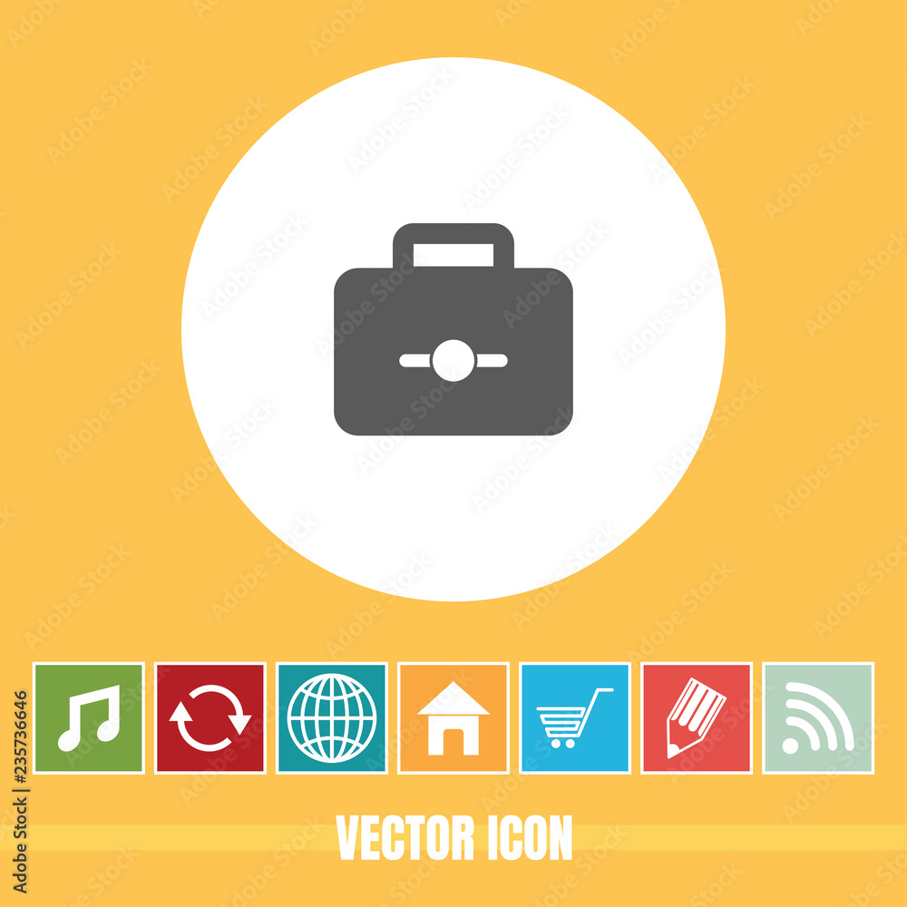 very Useful Vector Icon Of Tool Suitcase with Bonus Icons Very Useful For Mobile App, Software & Web very Useful Vector Icon Of Tool Suitcase with Bonus Icons Very Useful For Mobile App, Software & Web