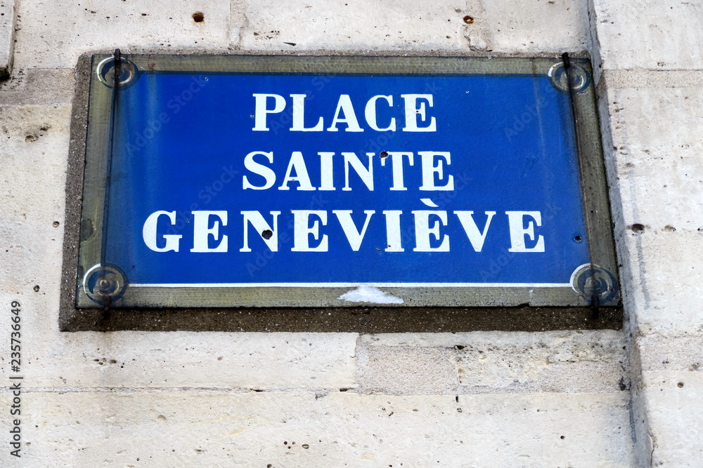 place sainte Geneviève; Paris; France place sainte Geneviève; Paris; France