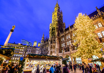 christmas market in munich - germany