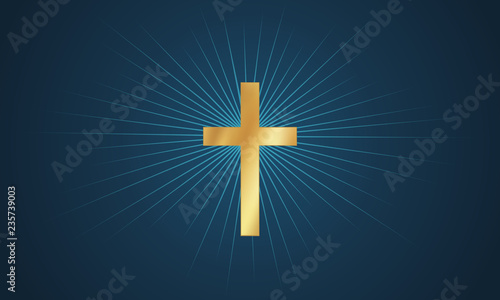 Cross in glow