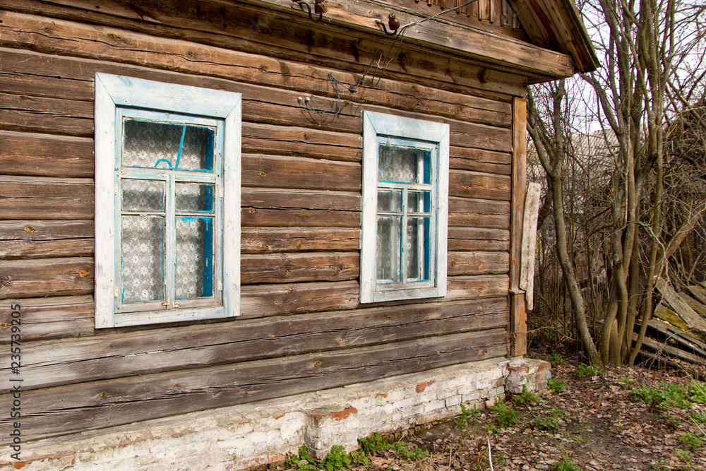 Old abandoned house in the village. Old abandoned house in the village.