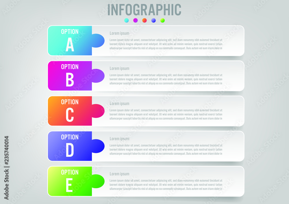 Business infographic labels template with options.Creative concept for infographic. Business infographic labels template with options.Creative concept for infographic.