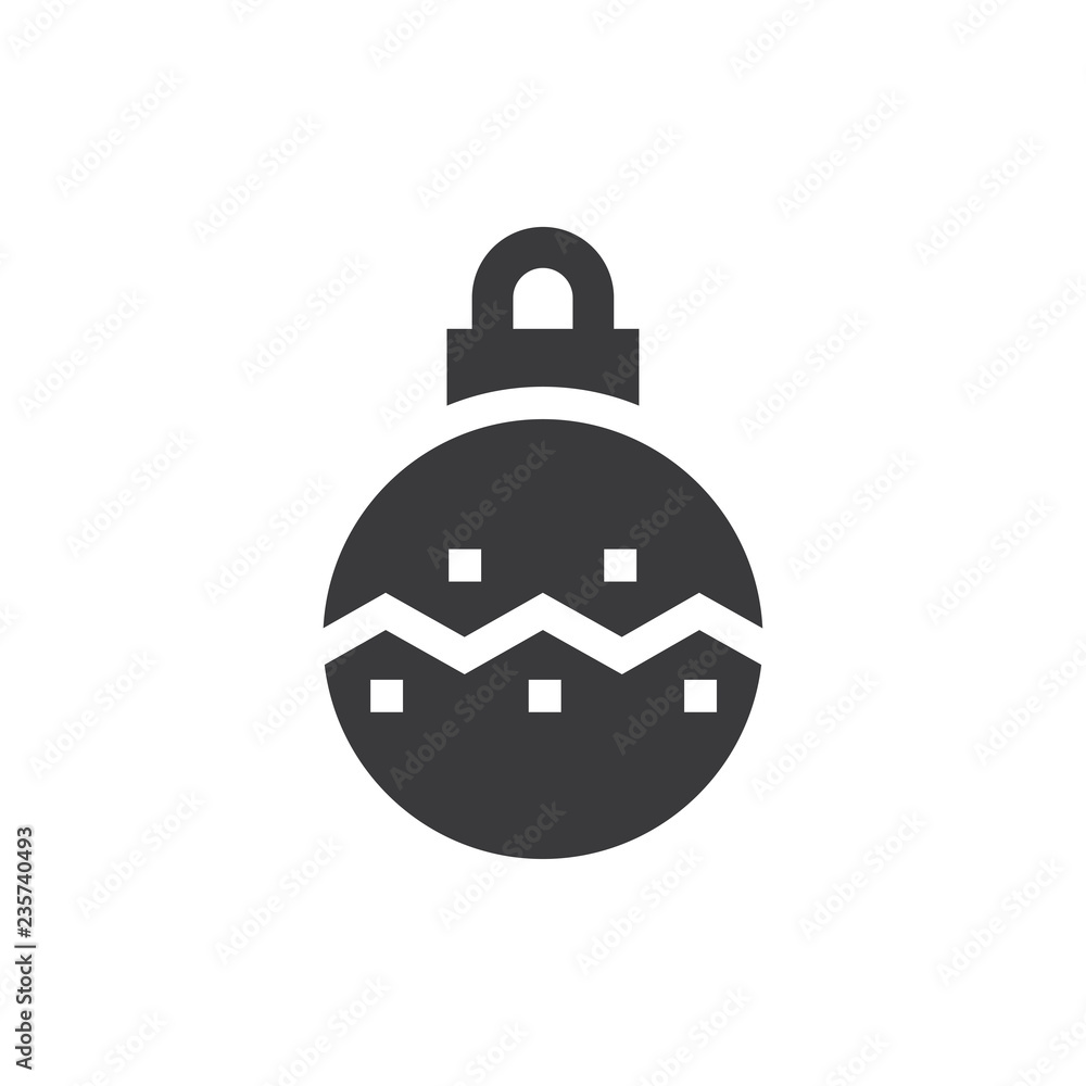 Obraz premium Bauble vector icon