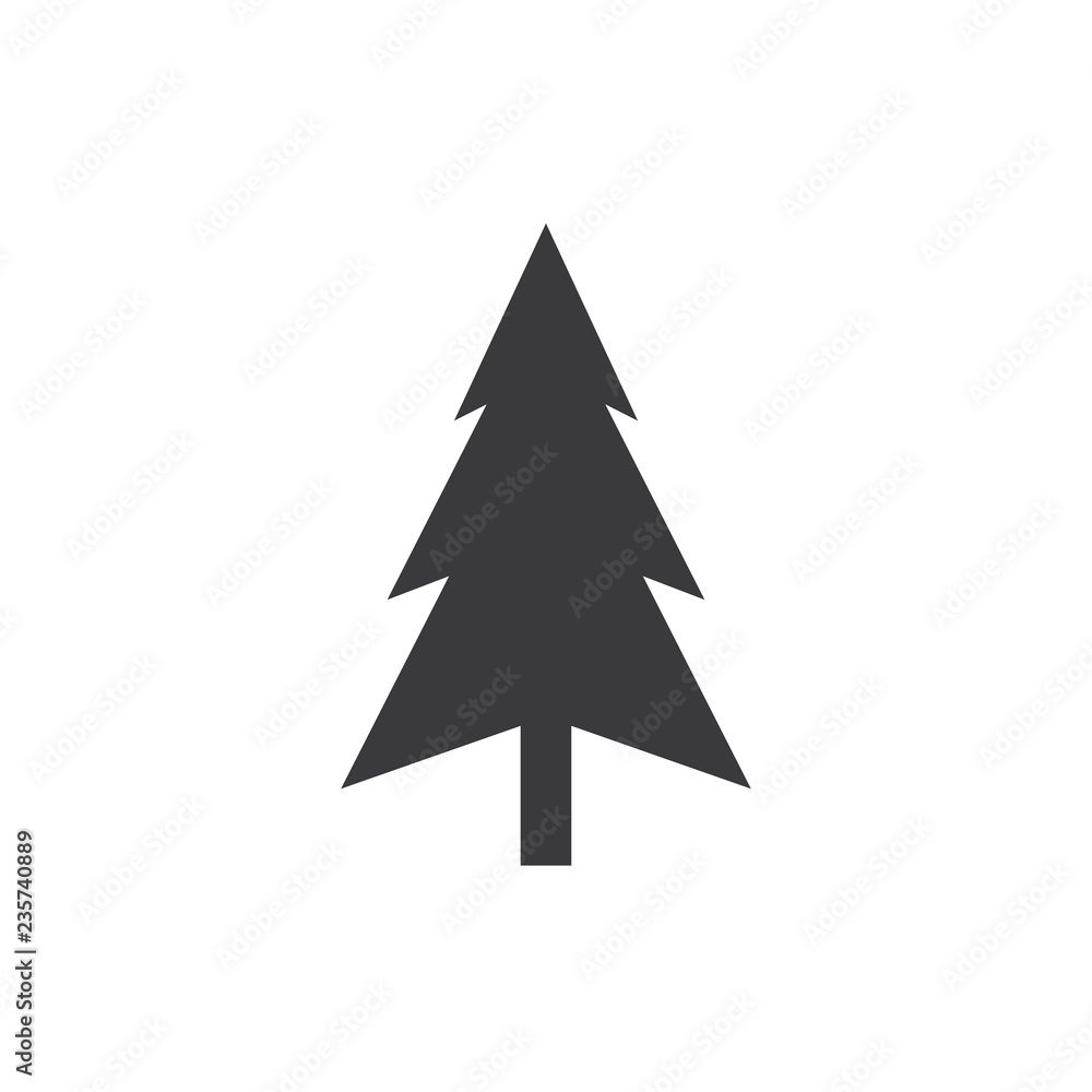 Christmas tree vector icon Christmas tree vector icon