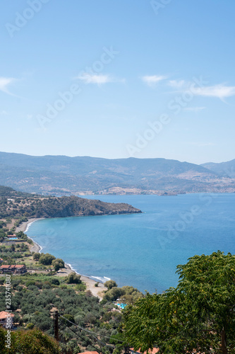 view of the bay of Lesvos