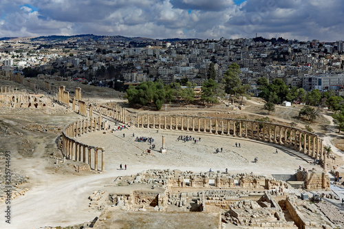 Ovales Forum in Jerash
