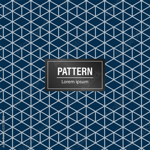 Geometric pattern background. Minimal and modern blue background