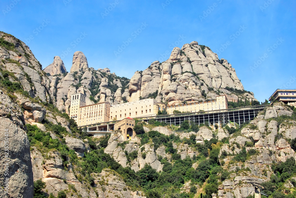 Panoramic view of Montserrat