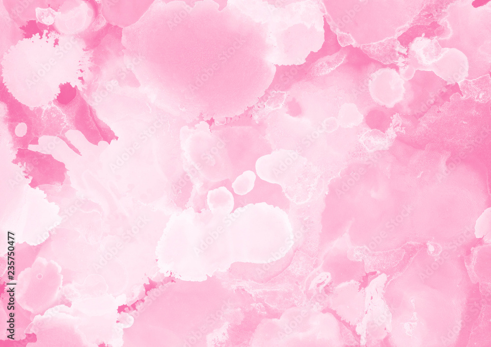 Colorful alcohol ink texture with abstract washes and paint stains on the white paper background. Colorful alcohol ink texture with abstract washes and paint stains on the white paper background.