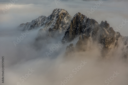 Fototapeta Naklejka Na Ścianę i Meble -  Widok na Wysokie Tatry z Mięguszowieckiej Przełęczy pod Chłopkiem.