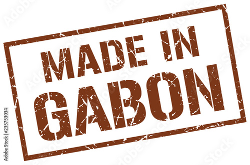 made in Gabon stamp