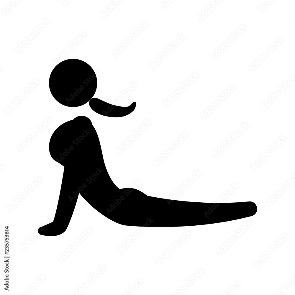 silhouette woman practicing exercice silhouette woman practicing exercice