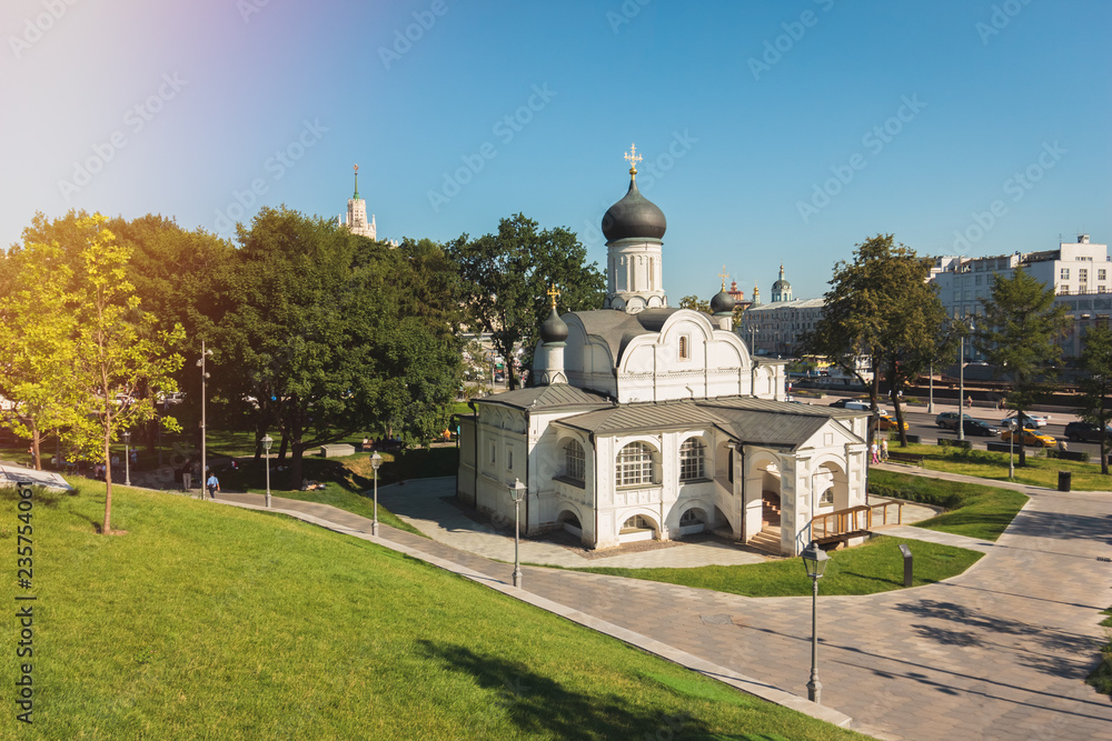 Church in Moscow in the park Zaryadye
