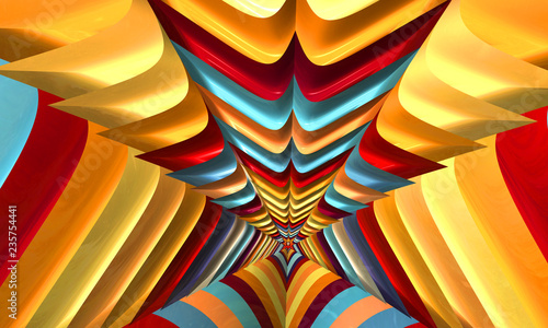 Wallpaper Mural Beautiful abstract background for art projects, cards, business, posters. 3D illustration, computer-generated fractal Torontodigital.ca