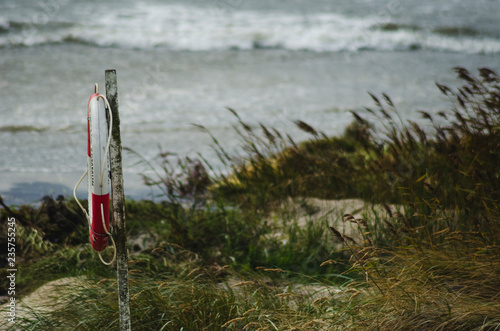 Lifebuoy standing in the storm