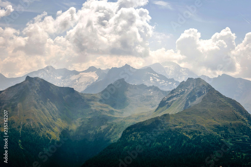 Beautiful landscape of the Austrian Alps, Europe.
